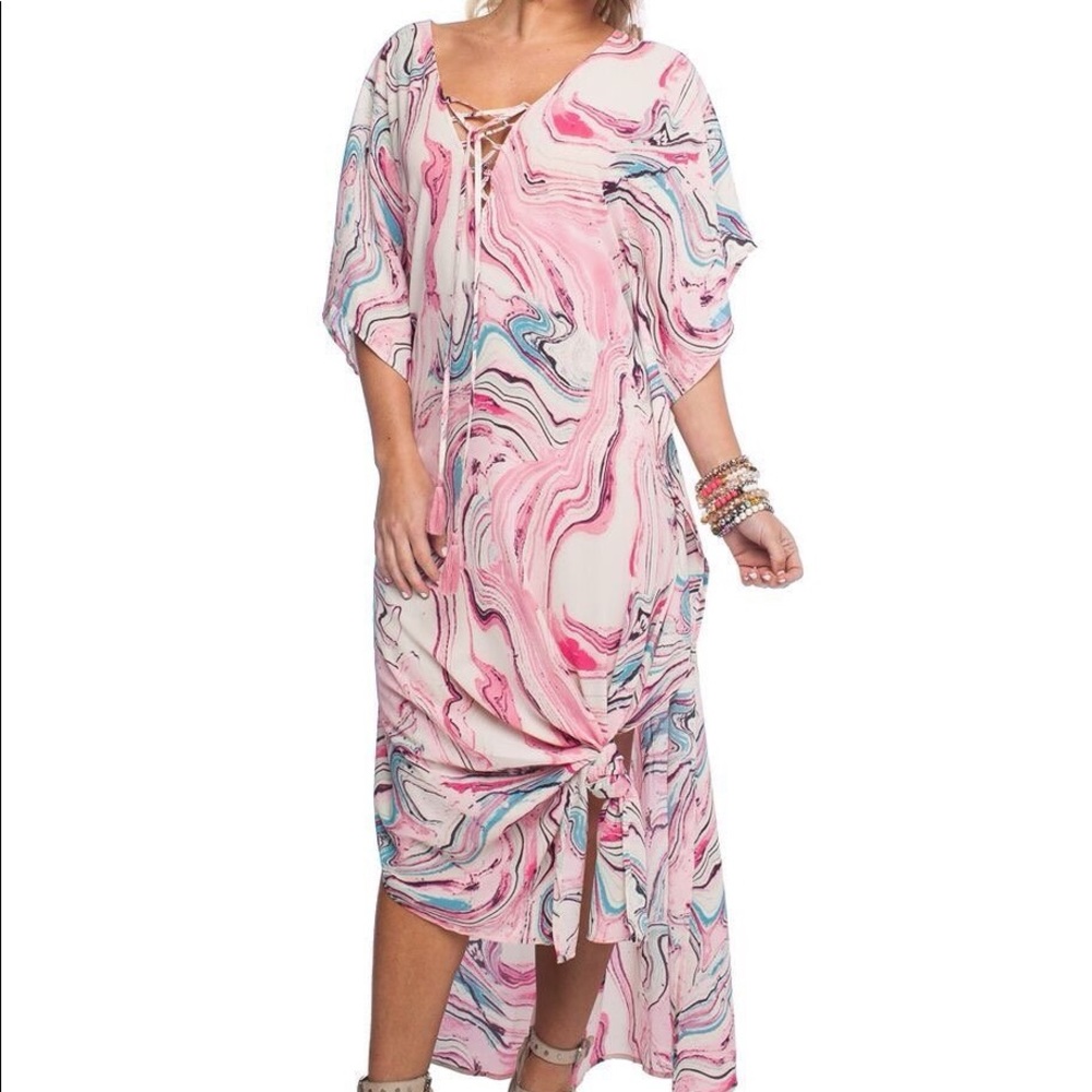 Buddy Love Maxi Tortola Marble Cover Up Like new
